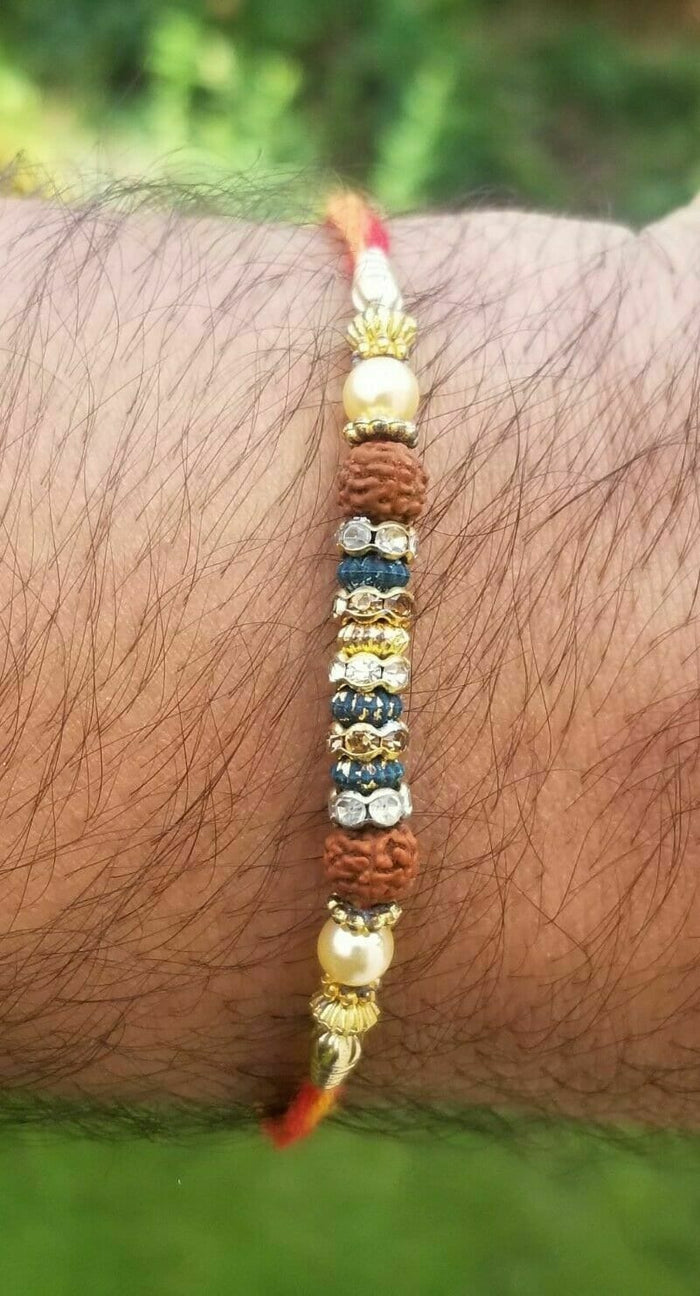 Hindu red thread evil eye protection stunning bracelet luck talisman amulet fg9