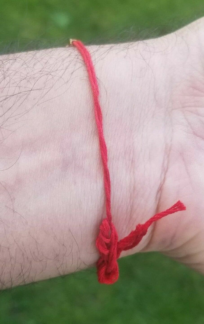 Hindu red thread evil eye protection stunning bracelet luck talisman amulet ggg