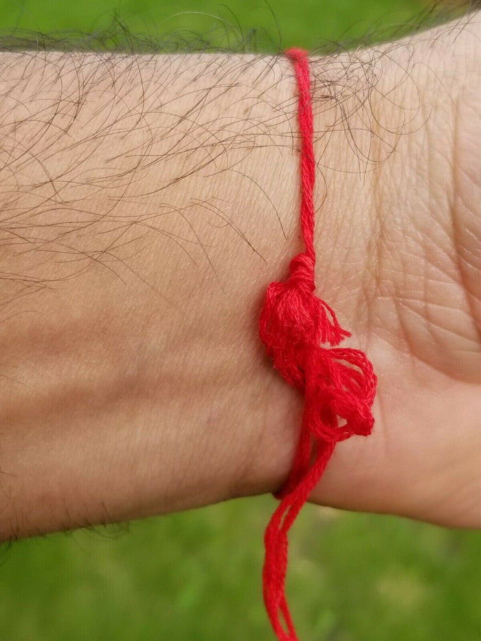 Hindu red thread evil eye protection stunning bracelet luck talisman amulet ll1