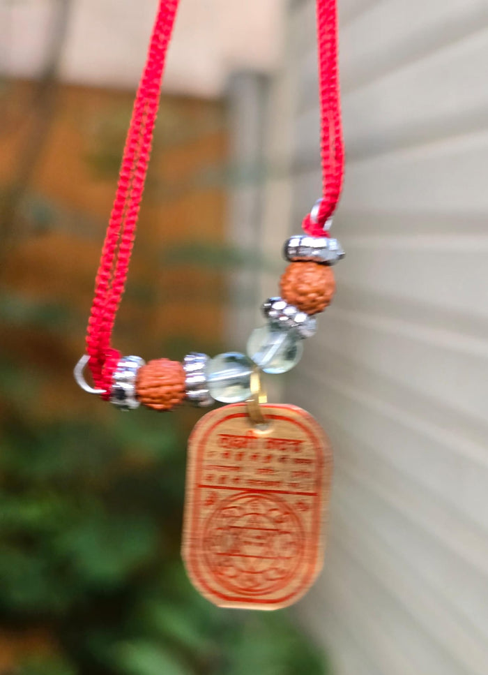 Hindu Spiritual Kavach Protection Nazar Pendant Necklace Siddha Sacred Amulets CC52