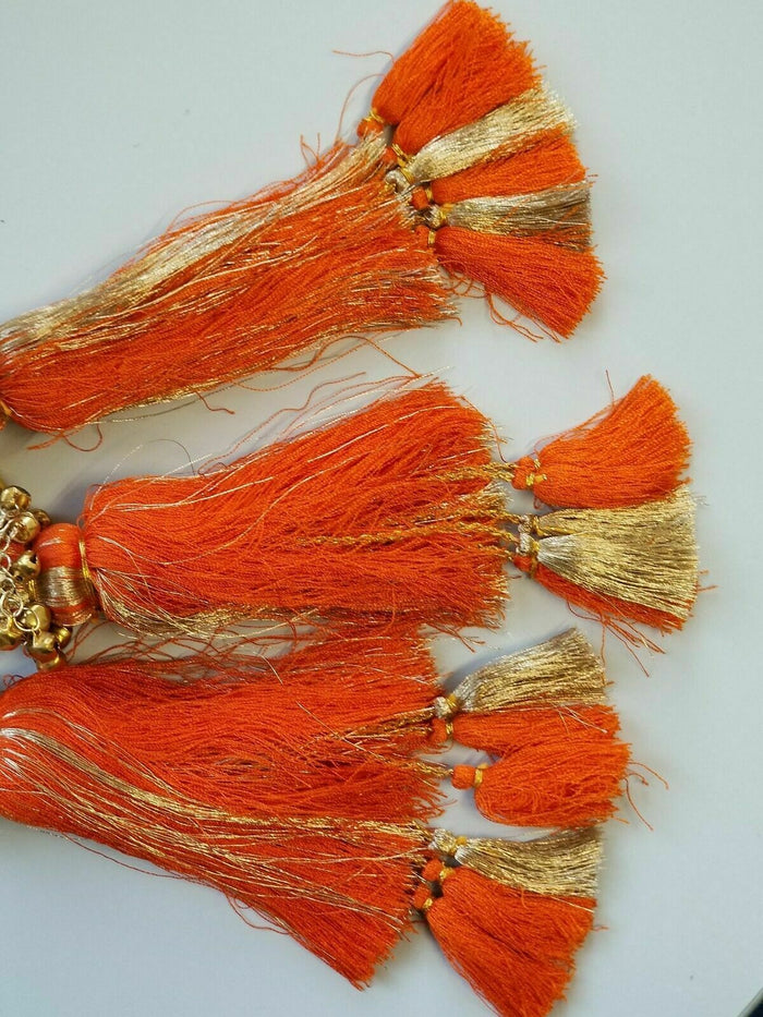 Indian Punjabi Pranda Mehndi Jagoo Mirror Bridal Patiala Paranda Hair Braid A34