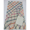 Cotton Kota Doria White Saree with blouse Handcrafted-Indiehaat