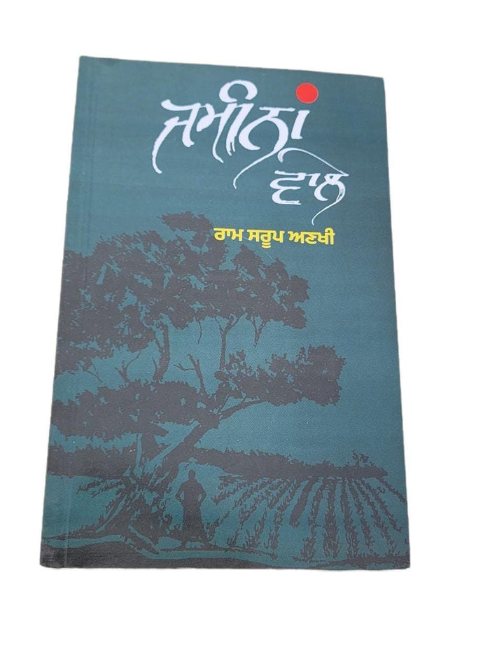 Jameena Wale Novel Ram Saroop Ankhi Punjabi Gurmukhi Literature Panjabi Book B6