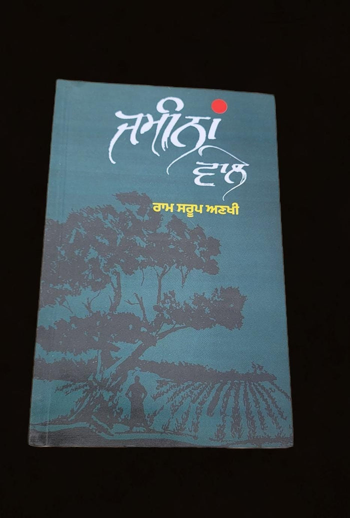 Jameena Wale Novel Ram Saroop Ankhi Punjabi Gurmukhi Literature Panjabi Book B6