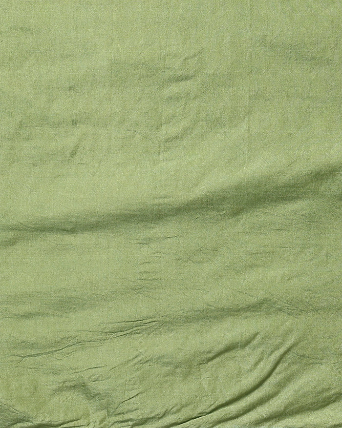 Katan Silk Eclipsing Handcrafted Green Suit (T+B+D)