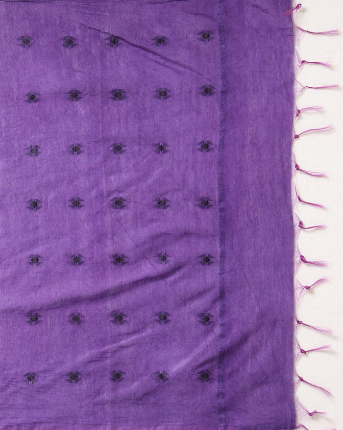 Katan Silk Whispering Handcrafted Purple Suit (T+B+D)