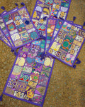 Indiehaat|Kambadiya Royal Purple Runner & Mats Set|Unique DÃƒÂ©cor