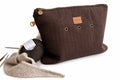 Knitting Organiser Pouch - Large - Bark