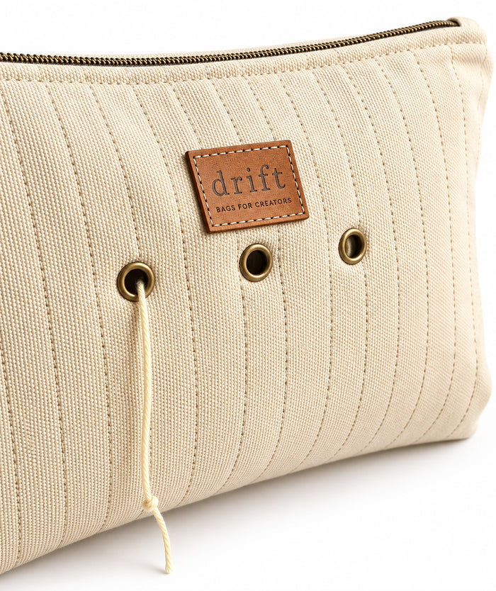 Knitting Organiser Pouch - Medium - Sandstone