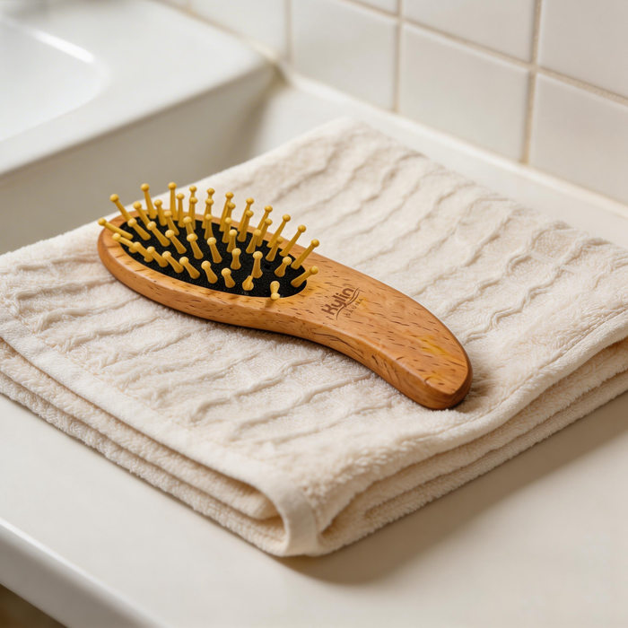 Kylin Wooden Paddle Scalp Massage Hair Brush