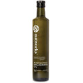 A bottle of macadamia oil 500 ml with a label that includes the brand name 'Nutworks' and the product name 'Macadamia Oil'. The bottle is dark glass with a white label and green text.