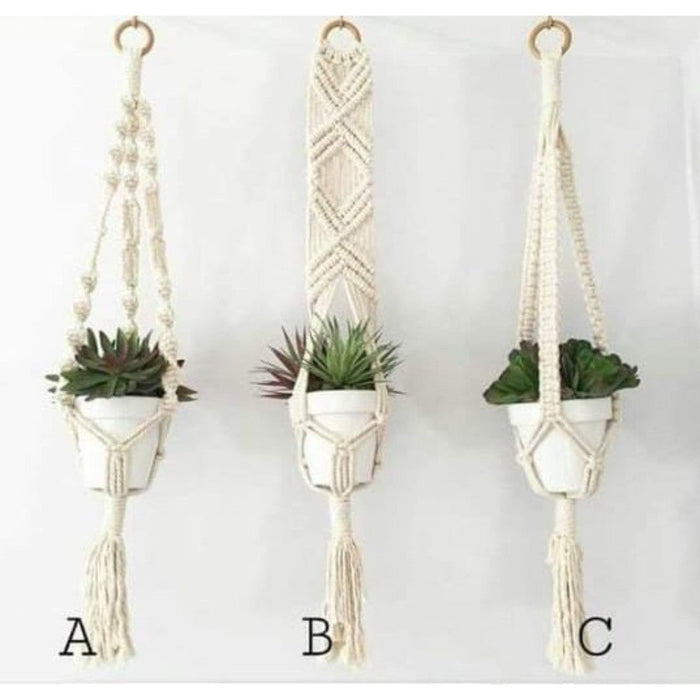Macrame Plant Hanger
Set Of 3 Pcs-Indiehaat