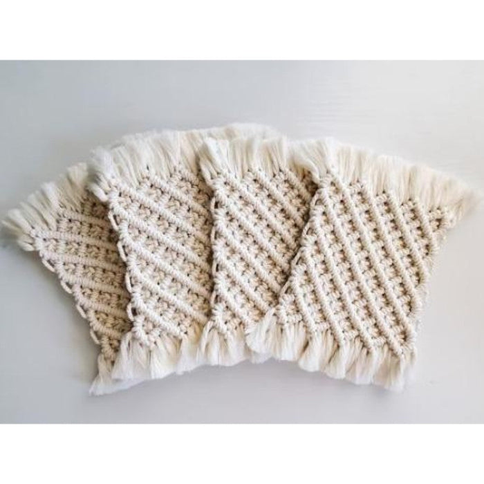 Macrame Tea Coster (Set Of 6 Pcs)
Size: 4X4-Indiehaat