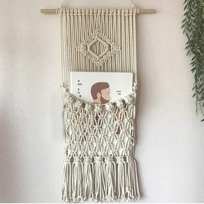 Macrame Wall Hanging 
Size: 10X20-Indiehaat
