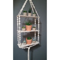 Macrame Wooden Plank 
Hanger Size: 45" Long, Wooden Size: 18X6-Indiehaat