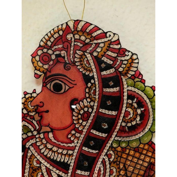 Multicolor Handcrafted Leather Ram Painting
-Indiehaat