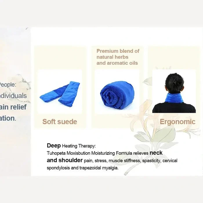 Microwavable Neck Heating Wrap – Herbal & Cold Compress – image 8