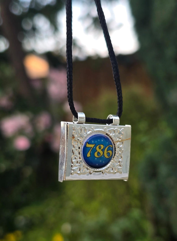 Mini Taweez Allah Locket 786 Taviz Evil Eye Nazar Shield Muslim Islamic Pendant C36 Protection Unisex
