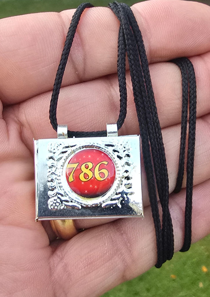 Mini Taweez Allah Locket 786 Taviz Evil Eye Nazar Shield Muslim Islamic Pendant C36 Protection Unisex
