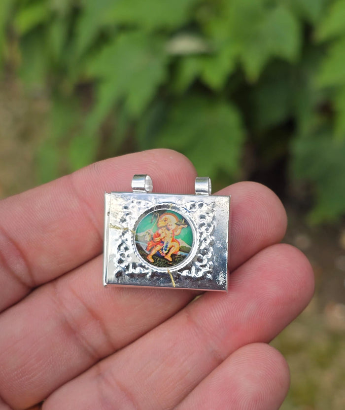 Mini Taweez Om Locket Hanuman Taviz Evil Eye Nazar Shield Hindu Pendant A33 Protection Unisex