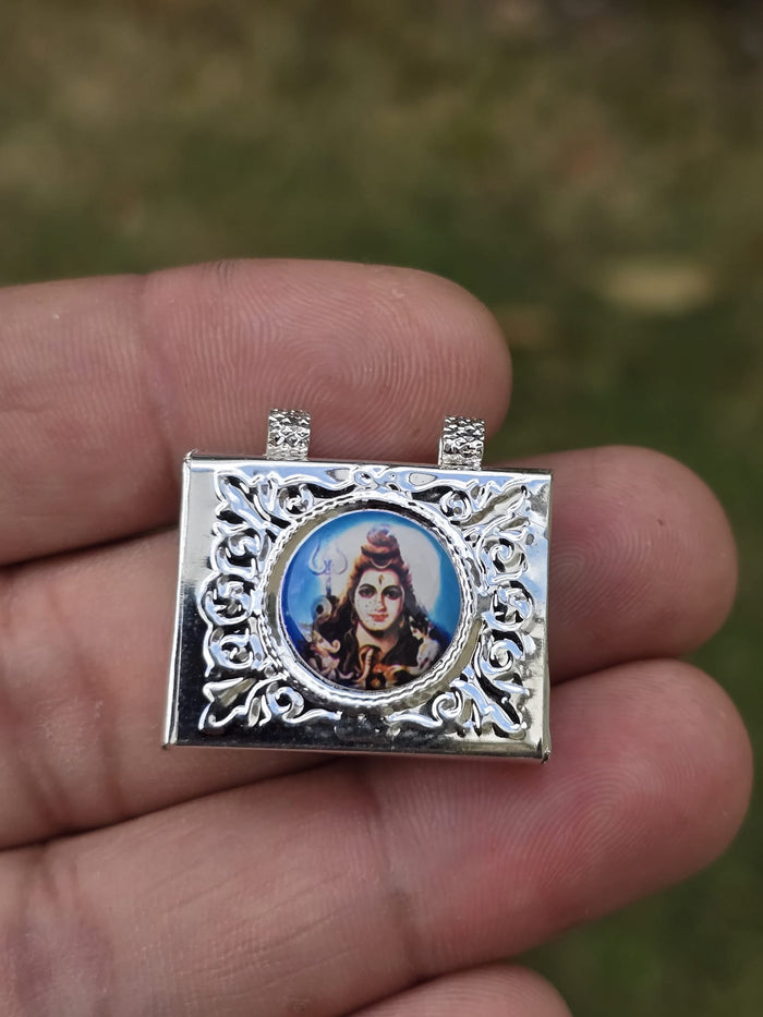 Mini Taweez Om Locket Shiv ji Taviz Evil Eye Nazar Shield Hindu Pendant A34 Protection Unisex