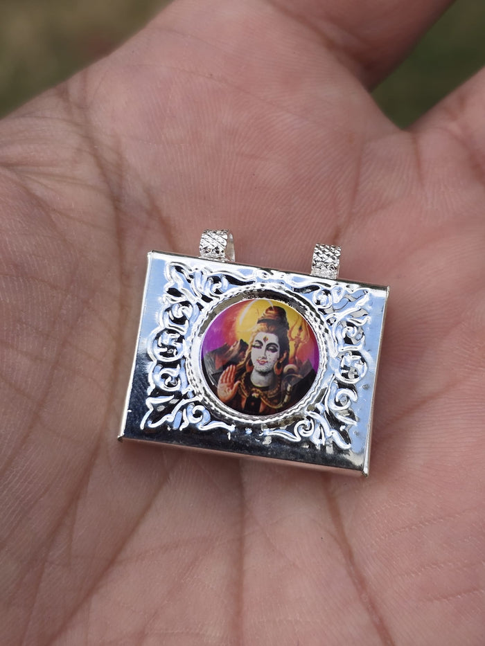 Mini Taweez Om Locket Shiv ji Taviz Evil Eye Nazar Shield Hindu Pendant A34 Protection Unisex