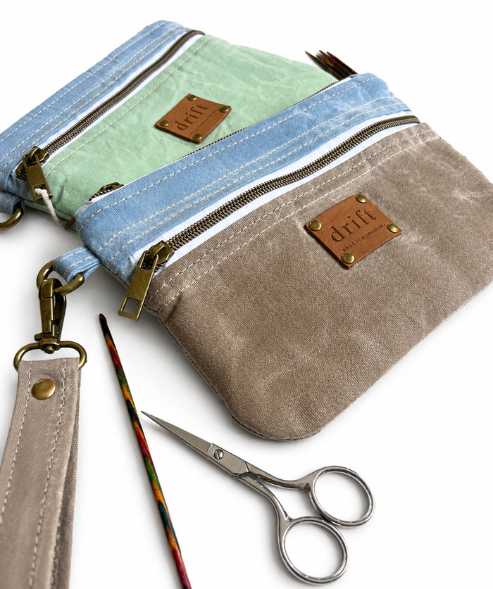 Notion Pouch - Large - Morning Tide/Stone