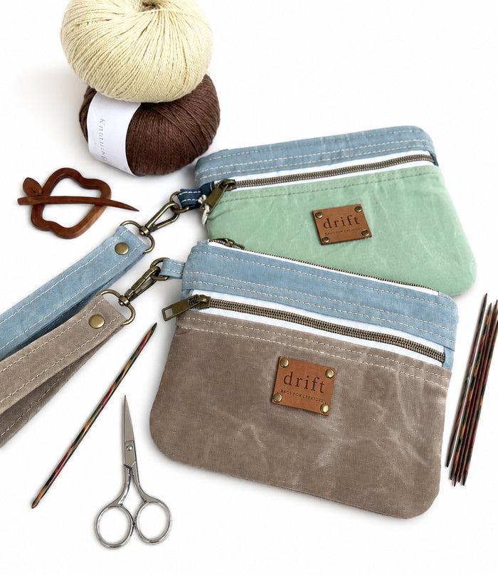 Notion Pouch - Large - Morning Tide/Stone