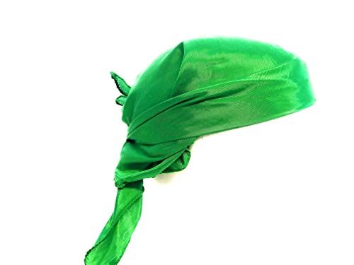 Onlinesikhstore Sikh Hindu Kaur Singh Bandana uni Vert brillant