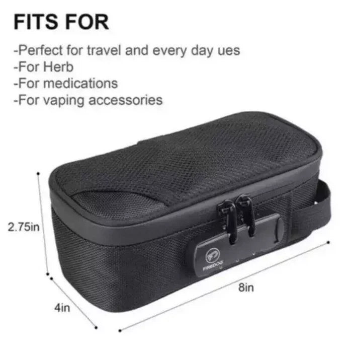 Pack Science Smell Proof Carbon Lined Locking Stash Bag Small