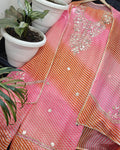 Indiehaat | Kota Cotton Silk Gota Patti Suit Pink