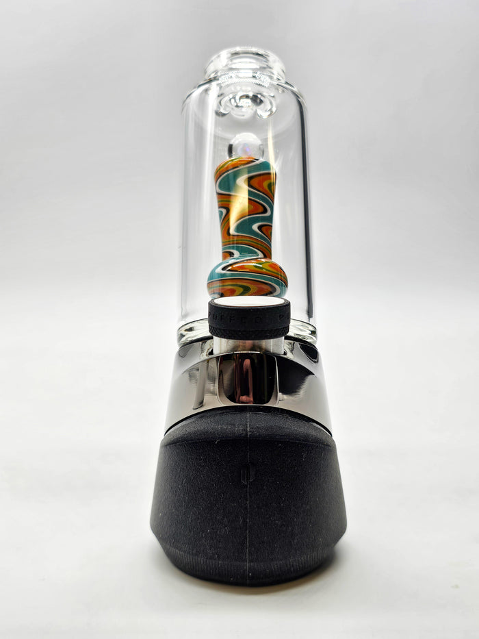 Puffco Peak Flat Top Opal Wig Wag Glass Bubbler