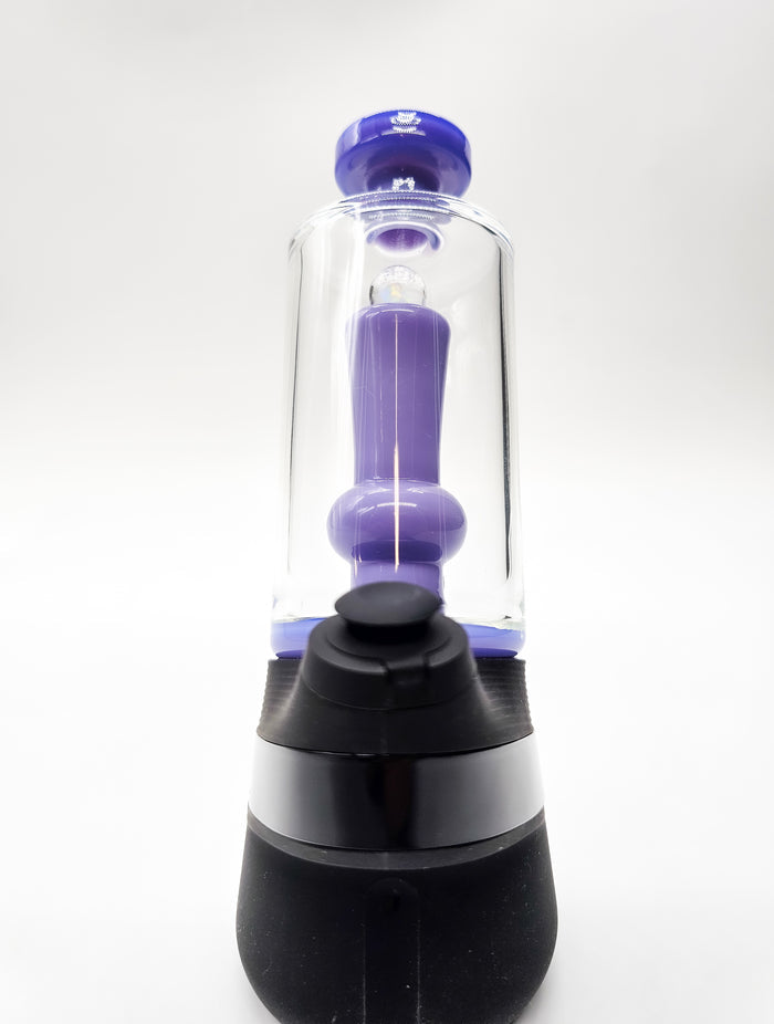 Puffco Peak Purple Opal Flat Top Glass Bubbler
