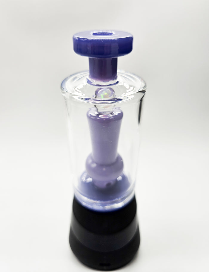 Puffco Peak Purple Opal Flat Top Glass Bubbler