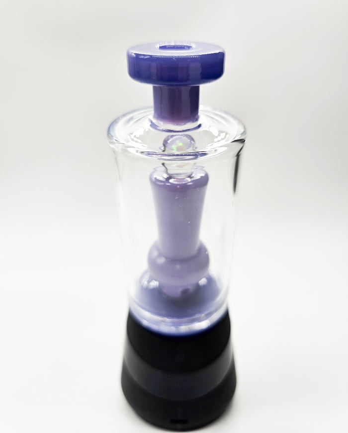 Puffco Peak Purple Opal Flat Top Glass Bubbler
