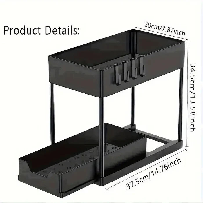 Pull-Out Under Sink Storage Rack – image 5