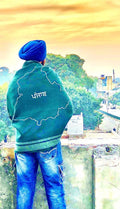 Punjab Map Shawl Gurmukhi Panjabi Lohi Wool Stall Kurta Pajama Punjabi Alphabet Indian