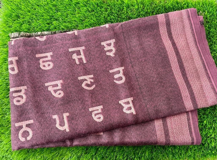 Punjab Map Shawl Gurmukhi Panjabi Lohi Wool Stall Kurta Pajama Punjabi Alphabet Indian
