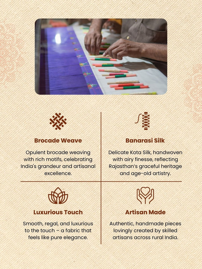 Radiating Banarasi Silk Linen Gray Handloom Saree