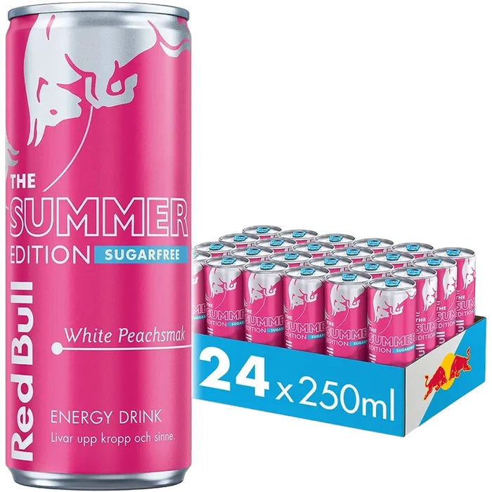 Red Bull Sugarfree White Peach 250ml [24 Tray]