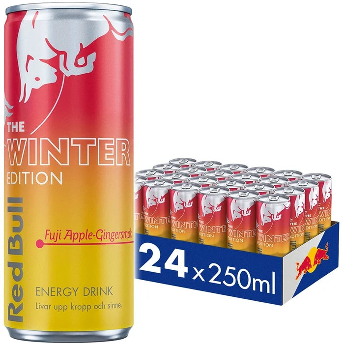 Red Bull Winter Fuji Apple & Ginger 250ml (SE) [24 Tray]
