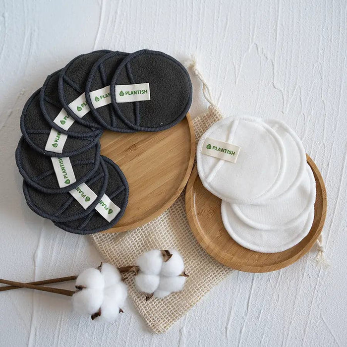 Reusable facial rounds cotton and bamboo