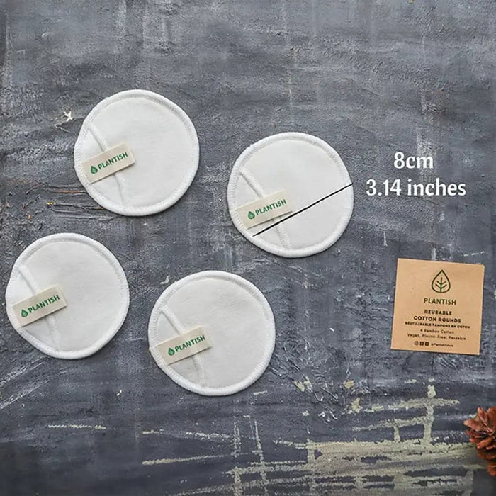 Reusable facial rounds cotton and bamboo