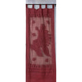 Applique Work Wall Hanging Maroon Curtain
Size - 44"X84" (3.5 X 7 Ft)-Indiehaat
