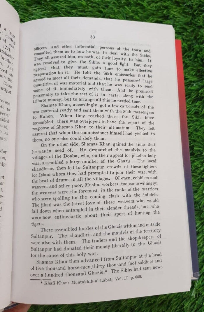 Rise of The Sikh Power in The Punjab History Book by Sohan Singh Sital English H