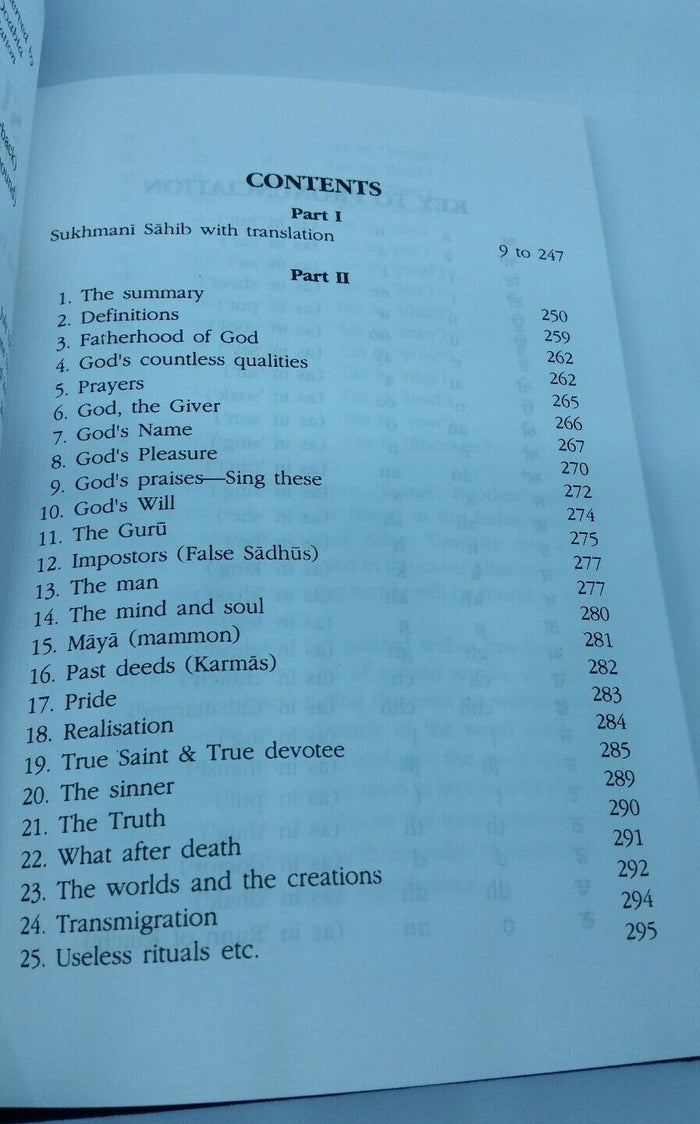Sacred Sukhmani Banis by Harbans Singh Doabia GURMUKHI Transliteration & English