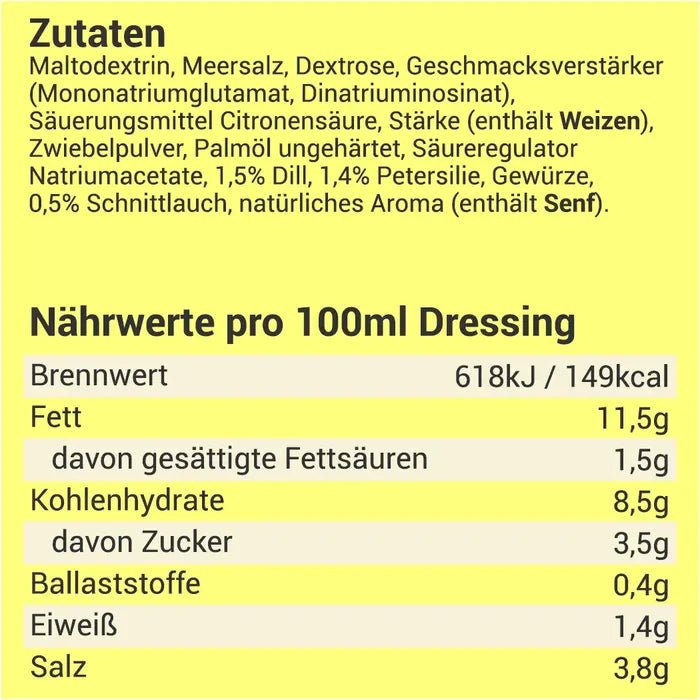 Salatpikant mit Kräutern