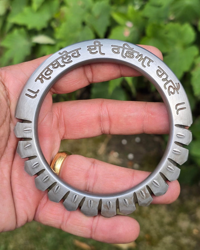 Sarbloh Kara Sikh Bangle Singh Kaur Khalsa Sarbloh Di Rasha Hamnay Iron Kada A41