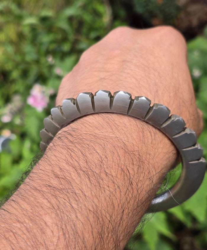 Sarbloh Kara Sikh Bangle Singh Kaur Khalsa Sarbloh Di Rasha Hamnay Iron Kada A41
