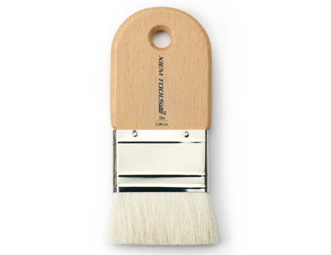 Short Cut Glaze Brush 2" High Quality Goat Hair